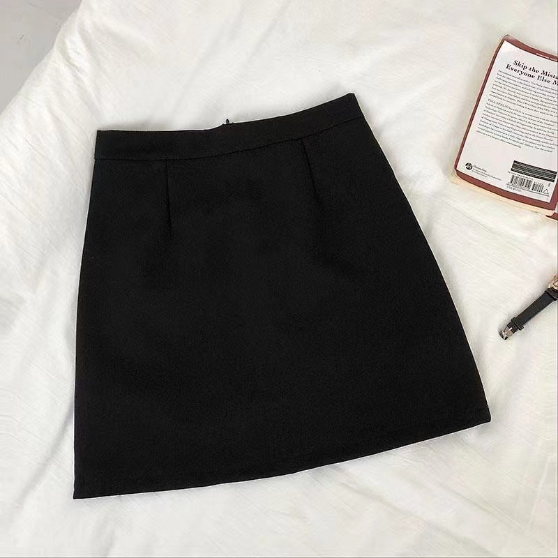 Women's High Waist A-Line Professional Short Suit Skirt
