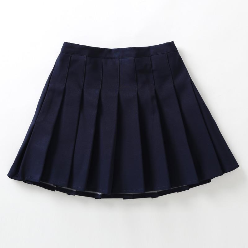Girls Pleated Short Skirt with Safety Shorts