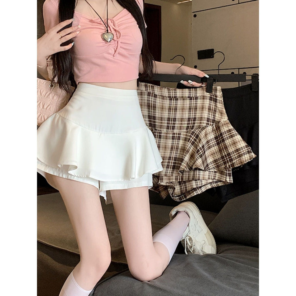 High Waist A-Line Tutu Skirt for Women