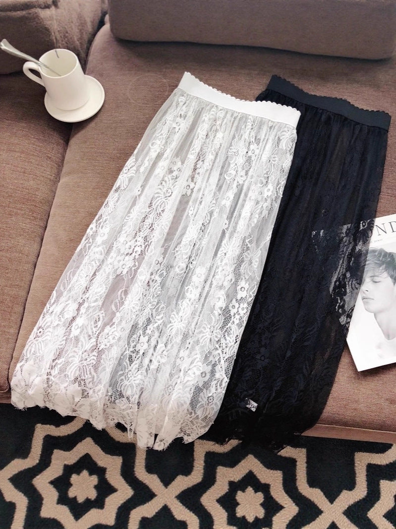 Lace Mesh Underskirt for Cheongsam Styling
