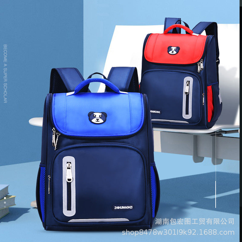 Kids Cartoon Large Capacity Spine Support Backpack