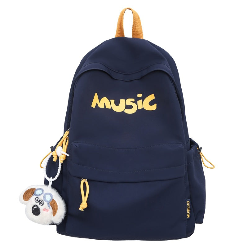 Kids Canvas Large Capacity Lightweight School Backpack