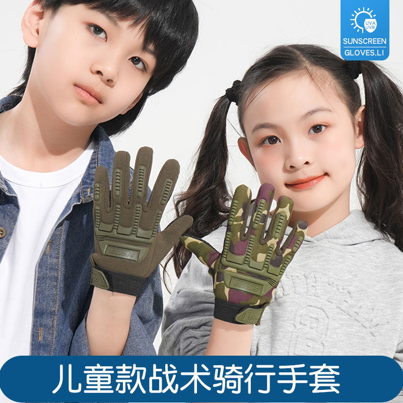Kids Protective Anti-Slip Outdoor Sports Cycling Gloves