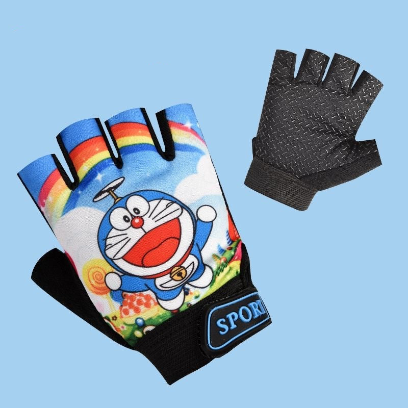 Kids Half-Finger Anti-Slip Sports Cycling Gloves