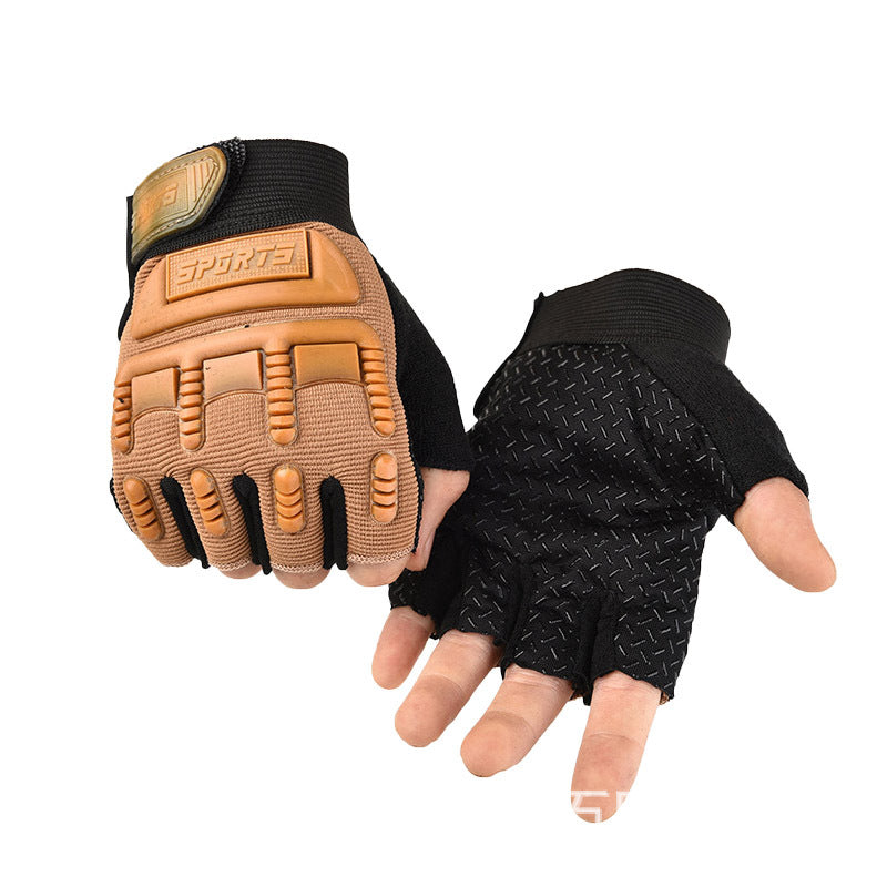 Kids Tactical Half-Finger Outdoor Sports Gloves