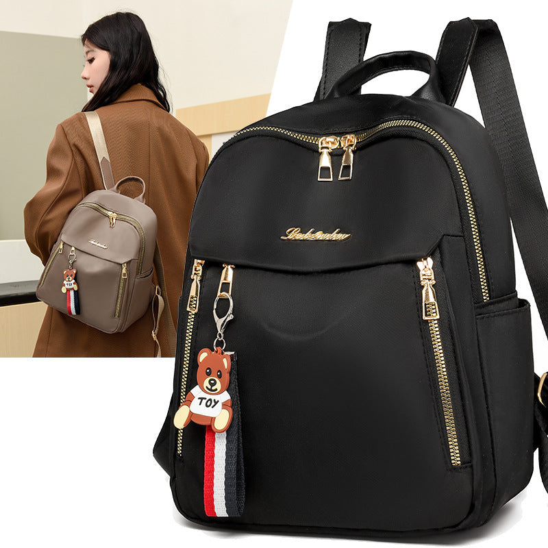 Women's Lightweight Oxford Cloth Casual Commuter Backpack