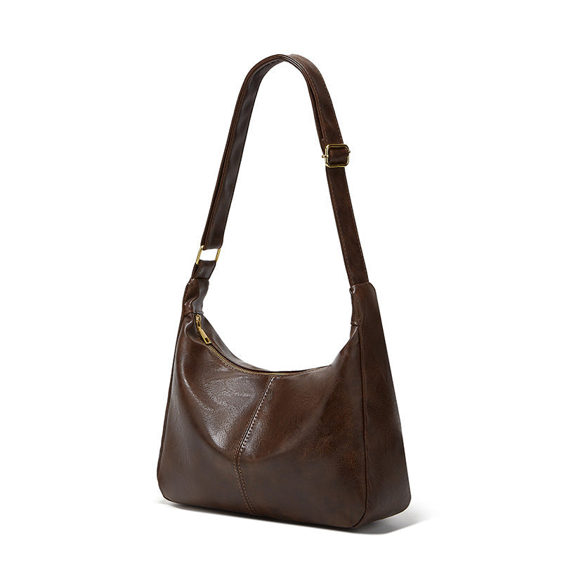 Women's Retro Large Capacity Shoulder Tote Crossbody Bag