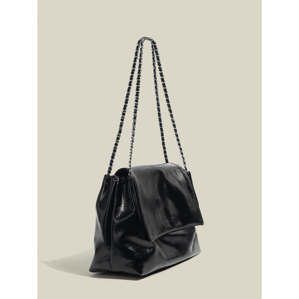 Women's Chain Tote Shoulder Bag Large Capacity Commuter Bag