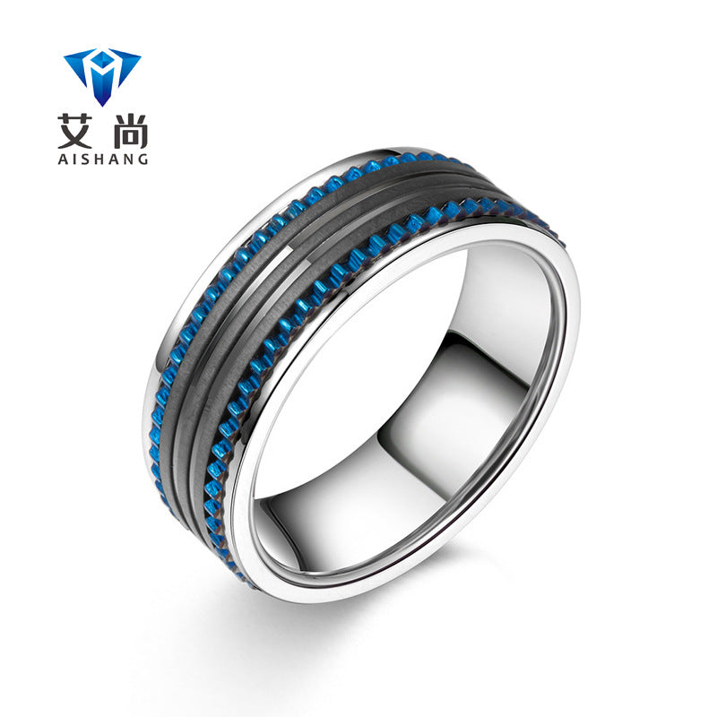 Men's Stainless Steel Gear Ring Mechanical Fashion Jewelry