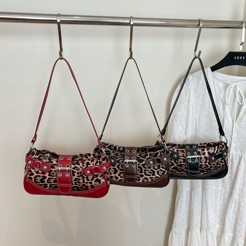 Women's Crescent Small Square Shoulder Underarm Bag