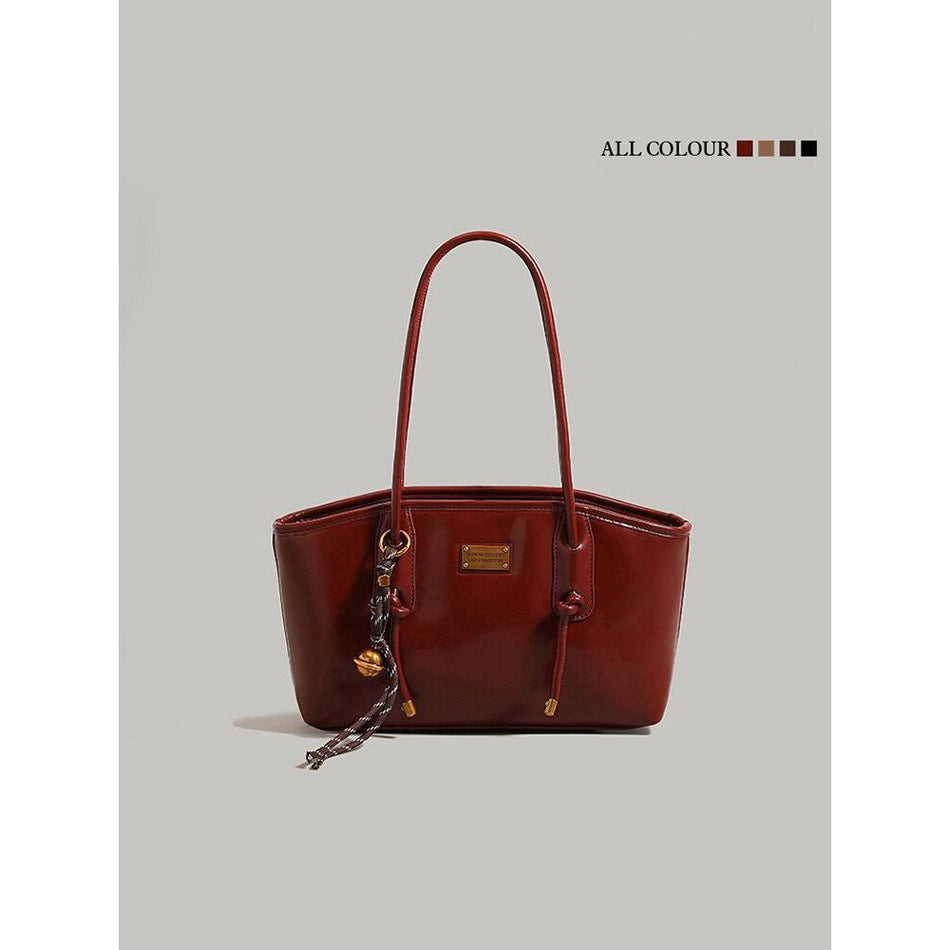 Women's Red Bridal Wedding Tote Shoulder Underarm Bag