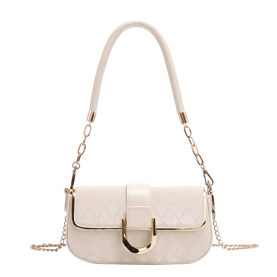 Women's Elegant Rhombus Chain Underarm Shoulder Bag