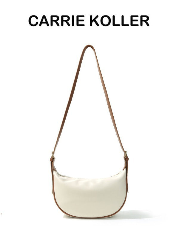 Women's Retro PU Dumpling Shoulder Crossbody Bag