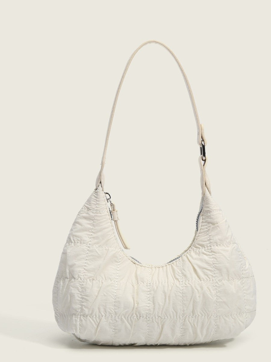 Women's French Style Pleated Cloud Dumpling Shoulder Bag