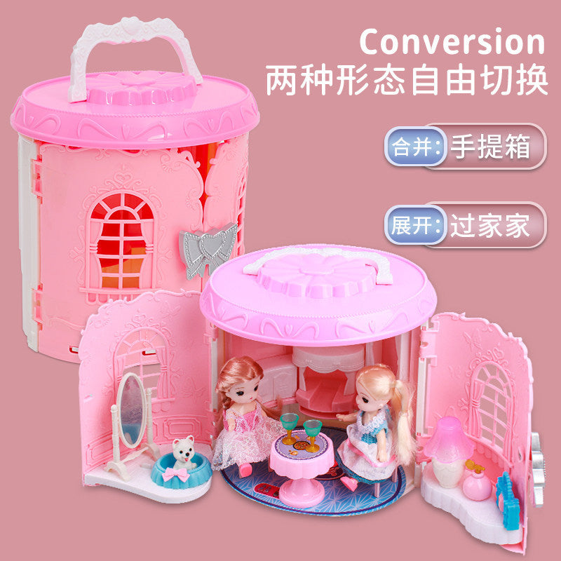 Luxury Princess Castle Dollhouse Play Set for Children