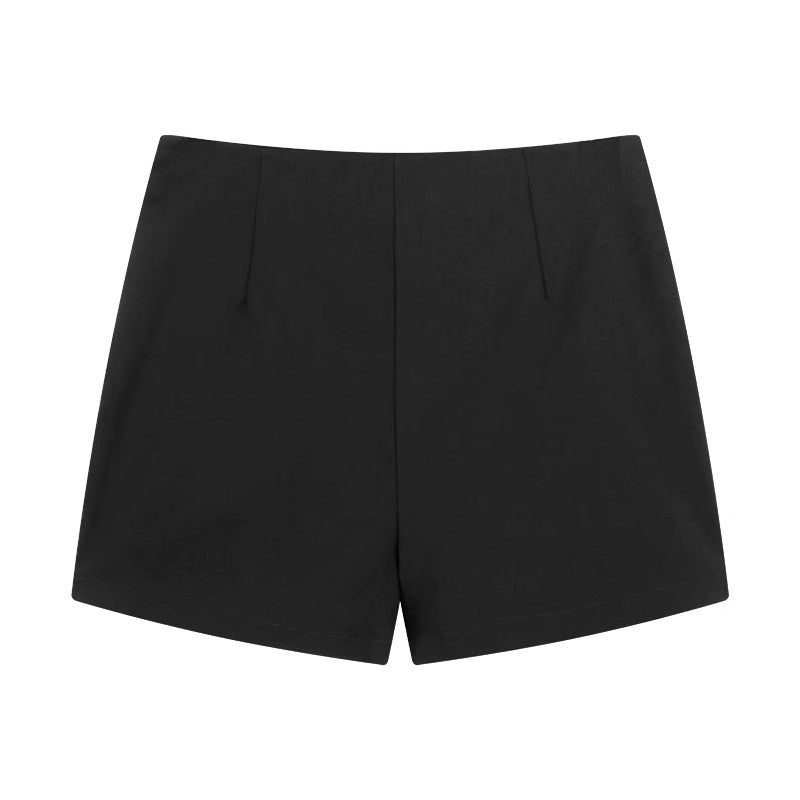 Women's High-Waist Slim Fit Casual Shorts