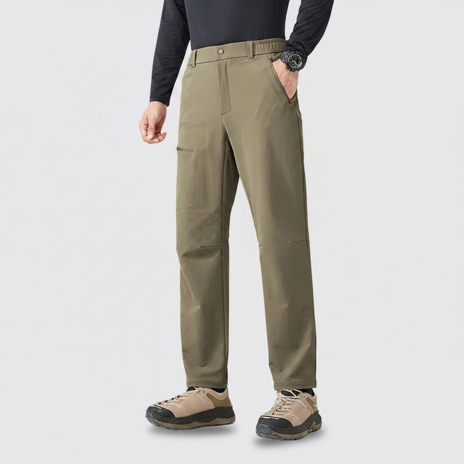 Men's Three-Proof Soft Shell Outdoor Business Casual Trousers