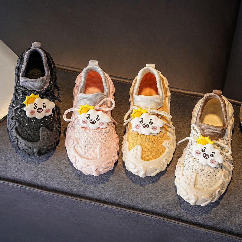 Girls Breathable Knit Sock Sneakers for Everyday Wear