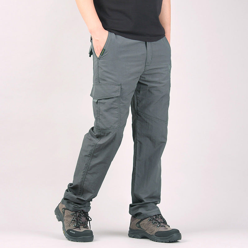Men's Quick Drying Cargo Pants with Lightweight Outdoor Style