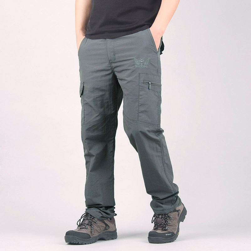 Men's Quick Drying Cargo Pants with Lightweight Outdoor Style