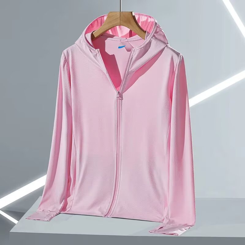 Sun Protection Jacket with Hood for Outdoor Wear