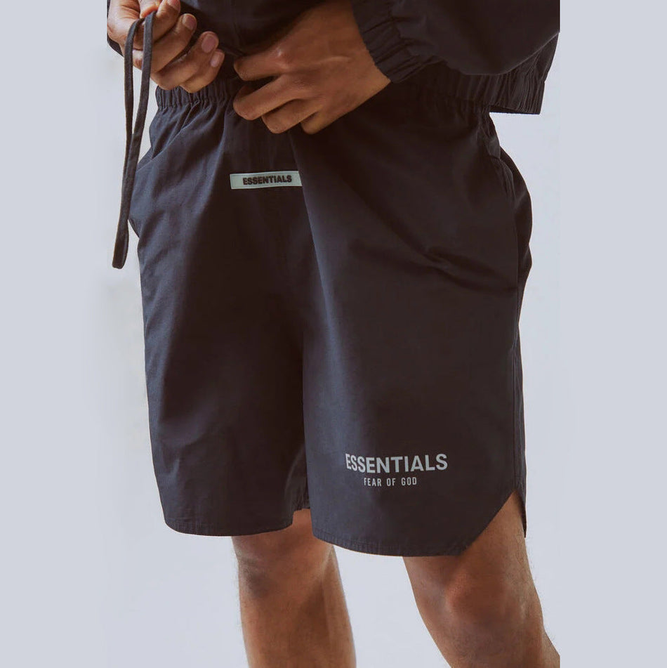 Essentials Zone Reflective Nylon Summer Shorts for Men