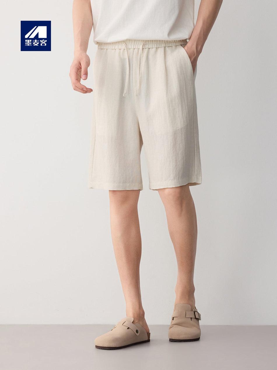 Moomaike Lyocell Blend Commuter Shorts Lightweight Men