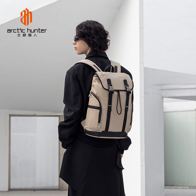 Men's Multifunctional Nylon Water Repellent Business Backpack