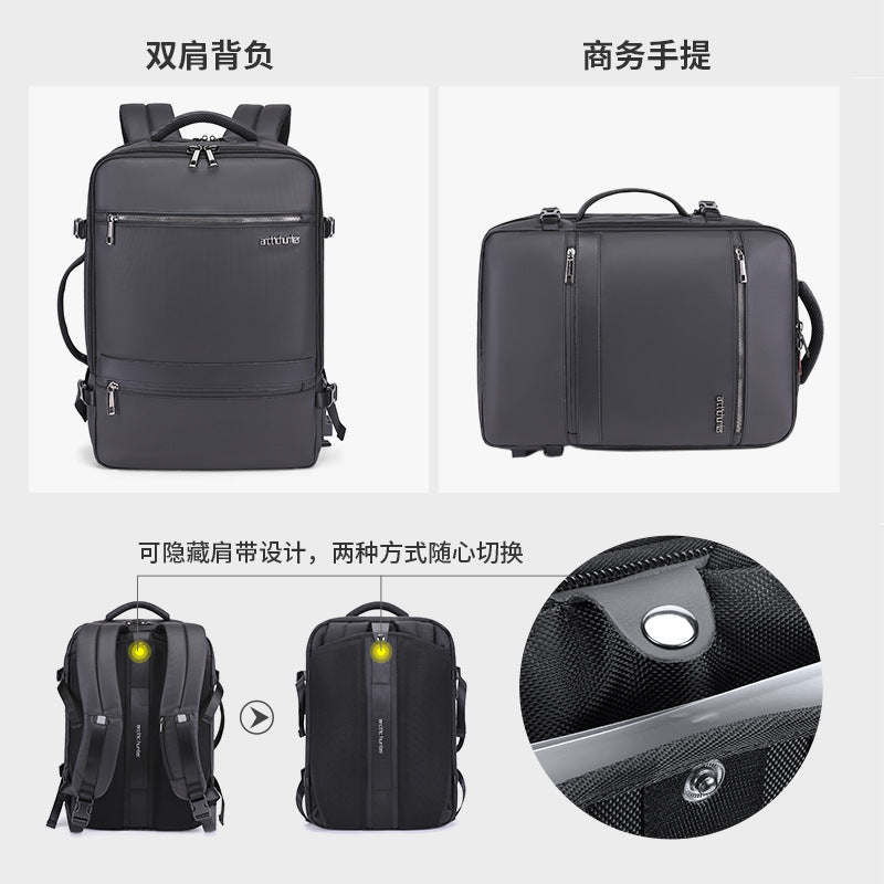 Expandable 17 Inch Laptop Business Travel Backpack Large