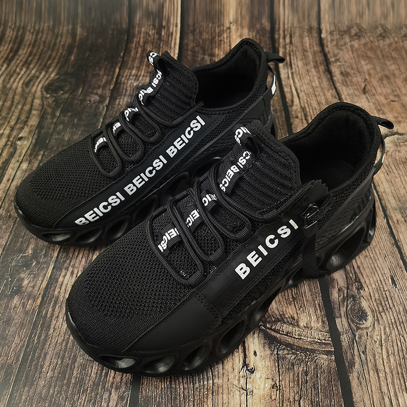 Unisex Breathable Flyknit Running Sneakers for Everyday Wear