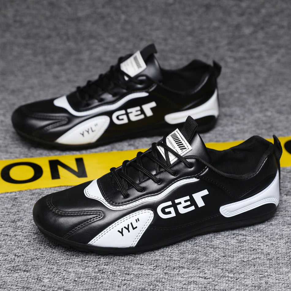 Men's Waterproof Leather Casual Running Sneakers