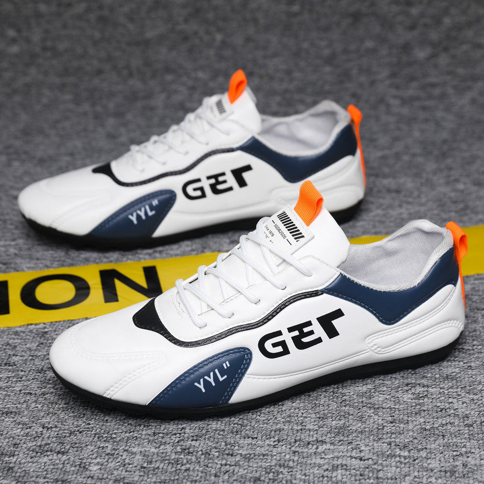 Men's Waterproof Leather Casual Running Sneakers