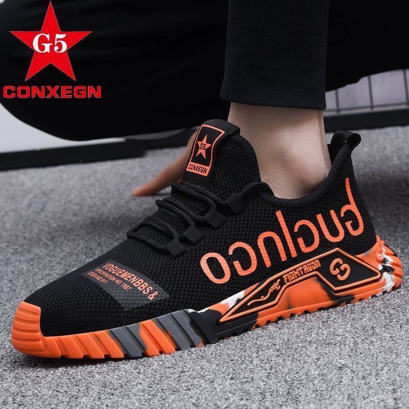 Men's Korean Style Mesh Casual Running Sneakers