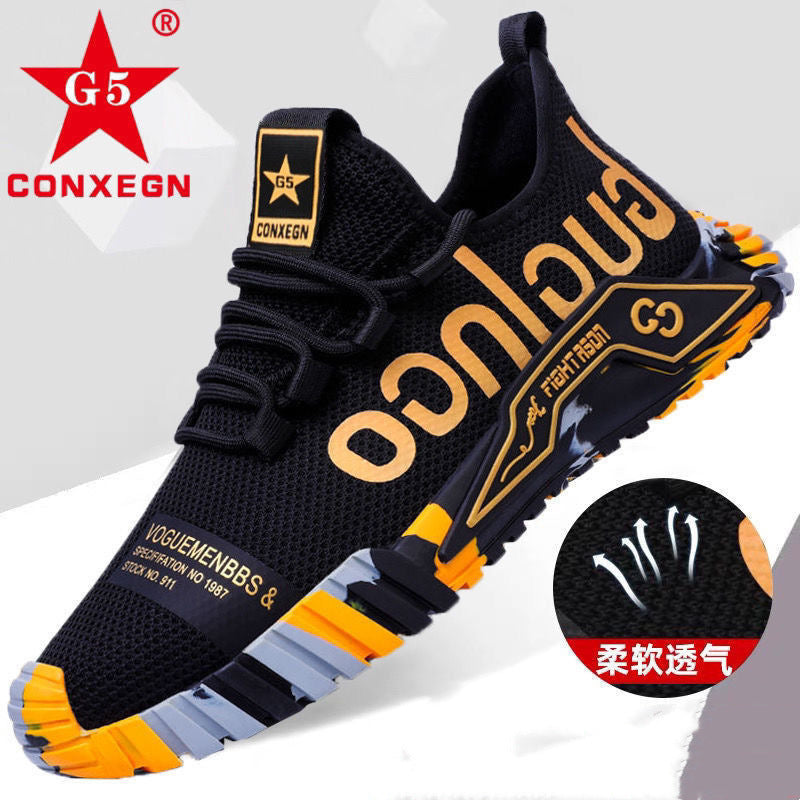 Men's Korean Style Mesh Casual Running Sneakers
