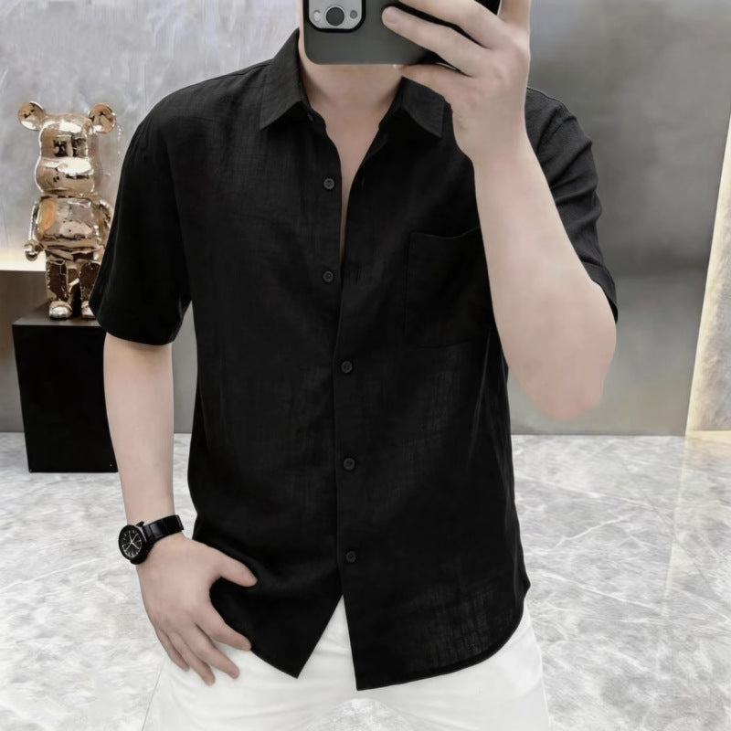 Men's Premium Short Sleeve Casual Shirt