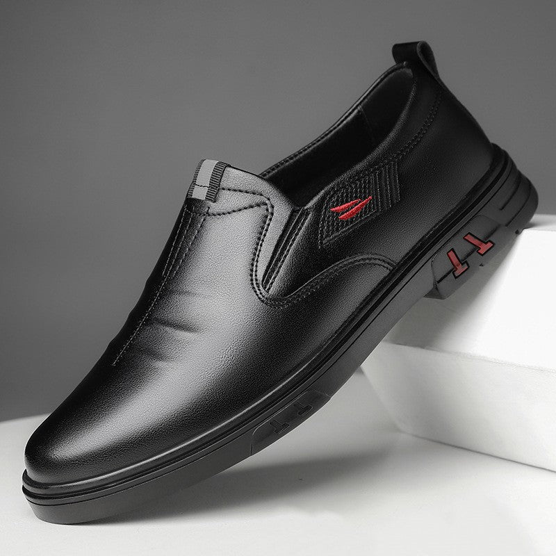 Men's Lightweight Leather Business Casual Shoes