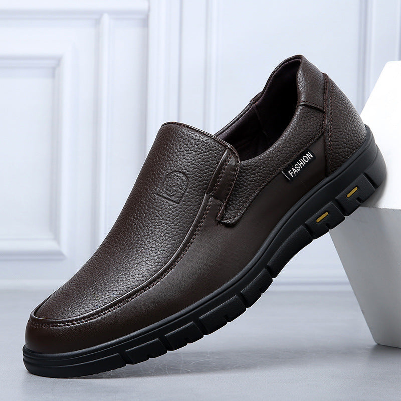 Men's Genuine Leather Comfortable Fit Casual Shoes