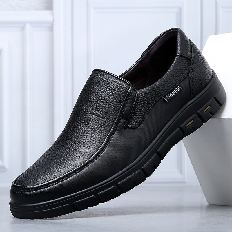 Men's Genuine Leather Comfortable Fit Casual Shoes