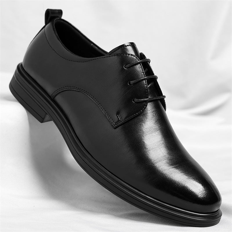 Men's Soft Sole Lace-Up Formal Leather Shoes