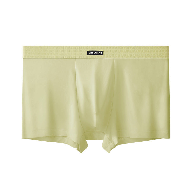 Men's High-End Ice Silk Retro Style Boxer Briefs - Pack of 3