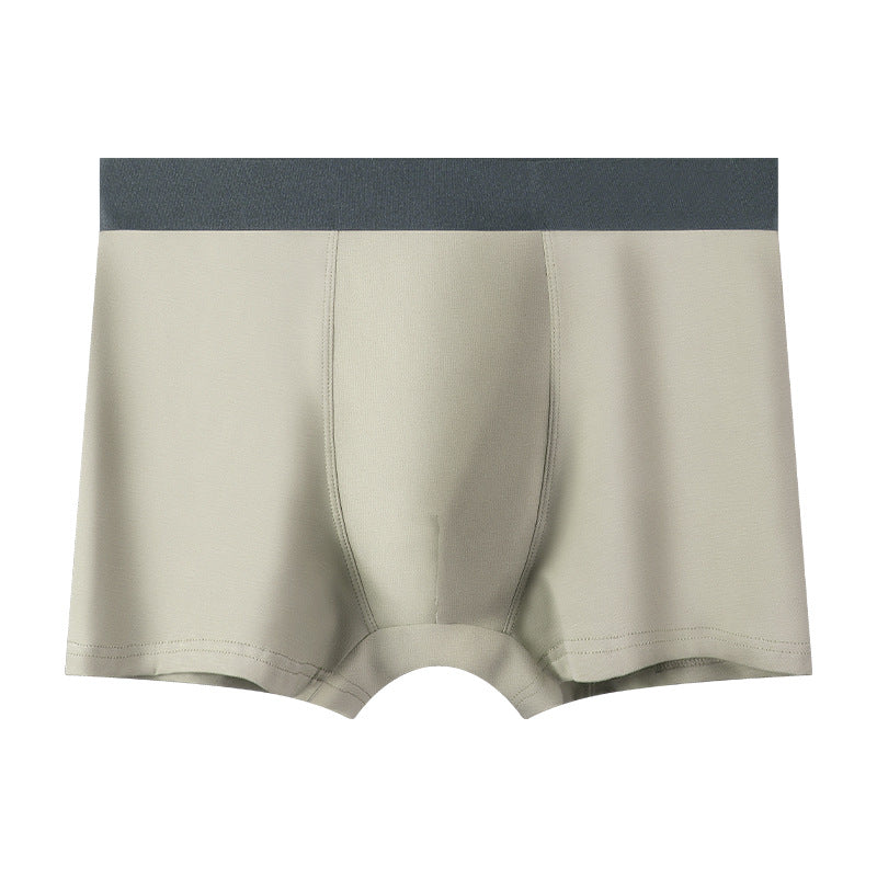 Men's High Elastic Breathable Mid-Waist Boxer Briefs - Pack of 5