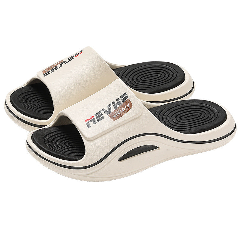 Men's EVA Thick Sole Summer Slippers with Anti Slip Design