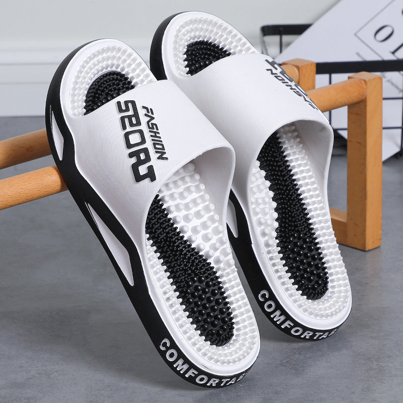 Men's Massage Slippers Acupoint Foot Therapy Summer Sandals