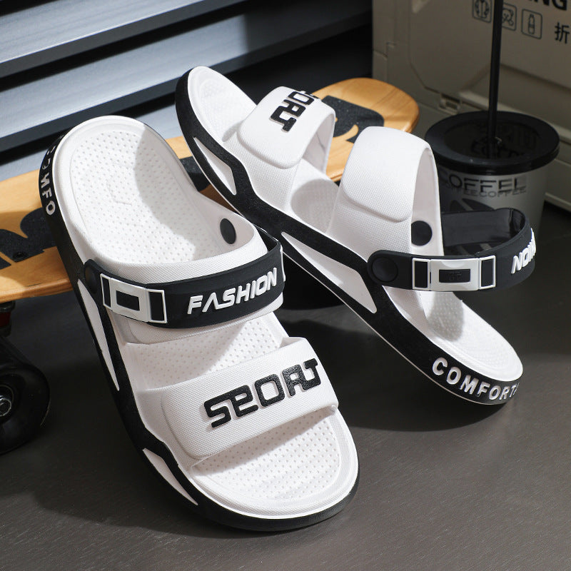 Men's Summer Platform Beach Sandals Dual Purpose Slippers