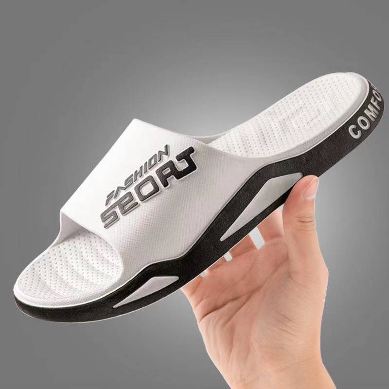 Men's Korean Style Thick Sole Bathroom Sandals Slippers
