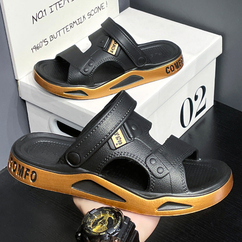 Men's EVA Dual-Use Beach Sandals Lightweight Casual Shoes