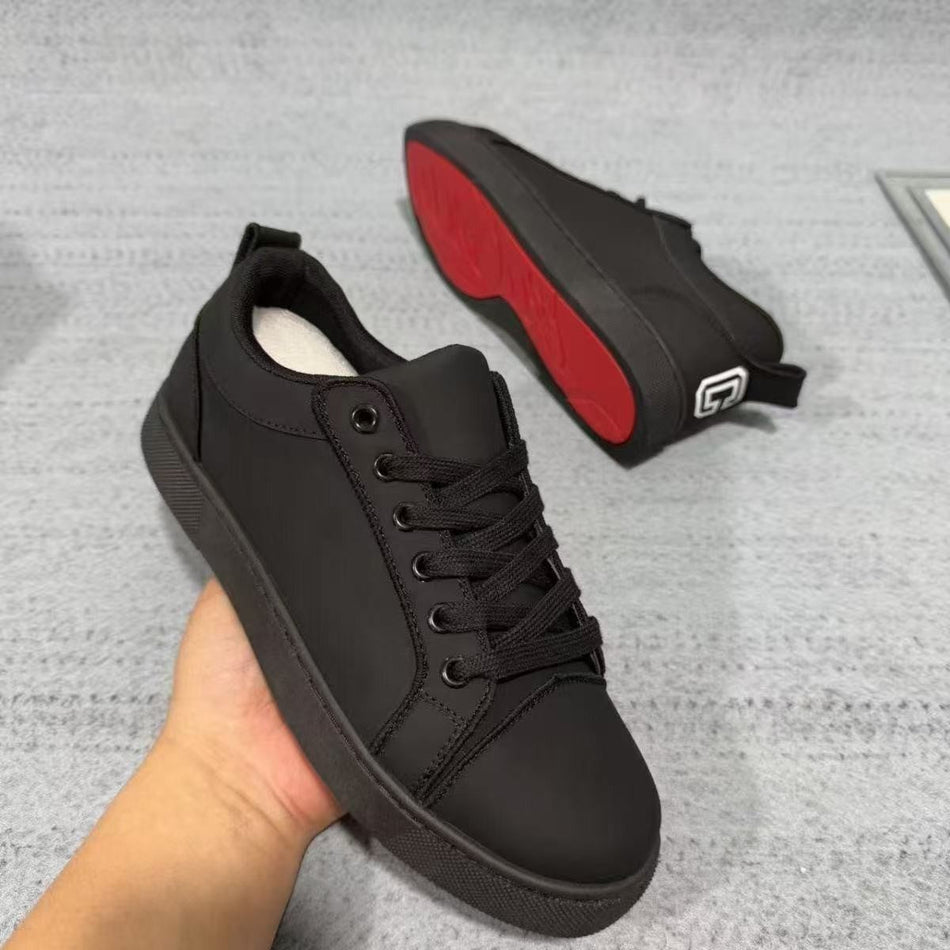 Men's Low-Top Soft Sole Casual Fashion Sneakers Black