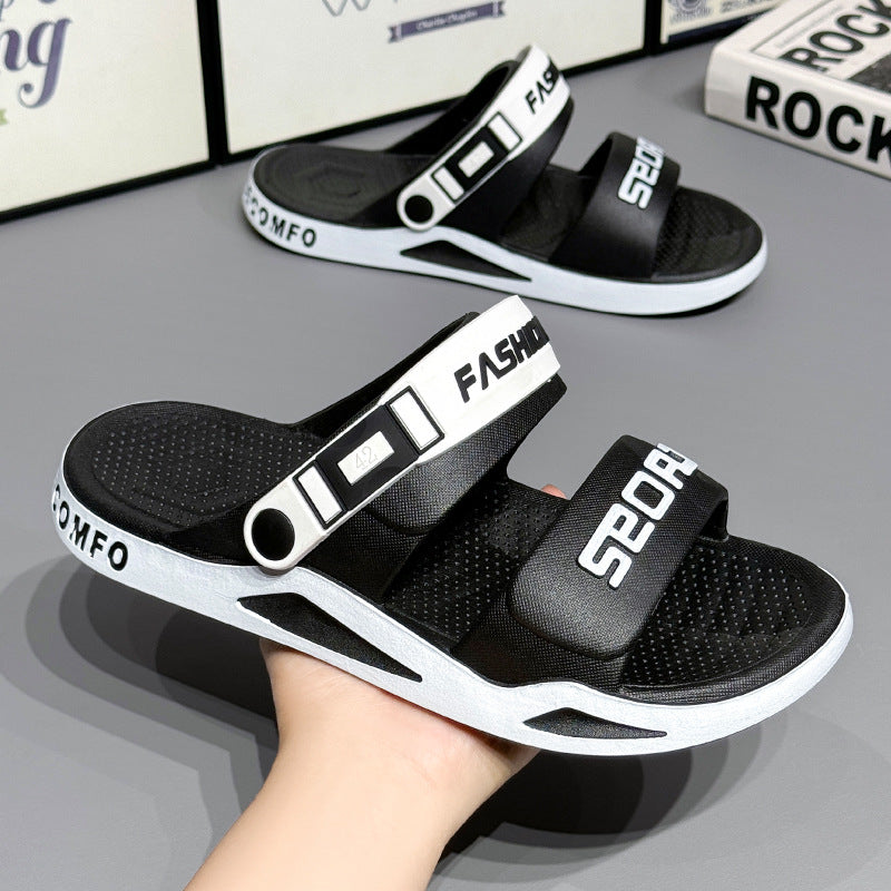 Men's Casual Beach Sandals Wear-Resistant Outdoor Slippers
