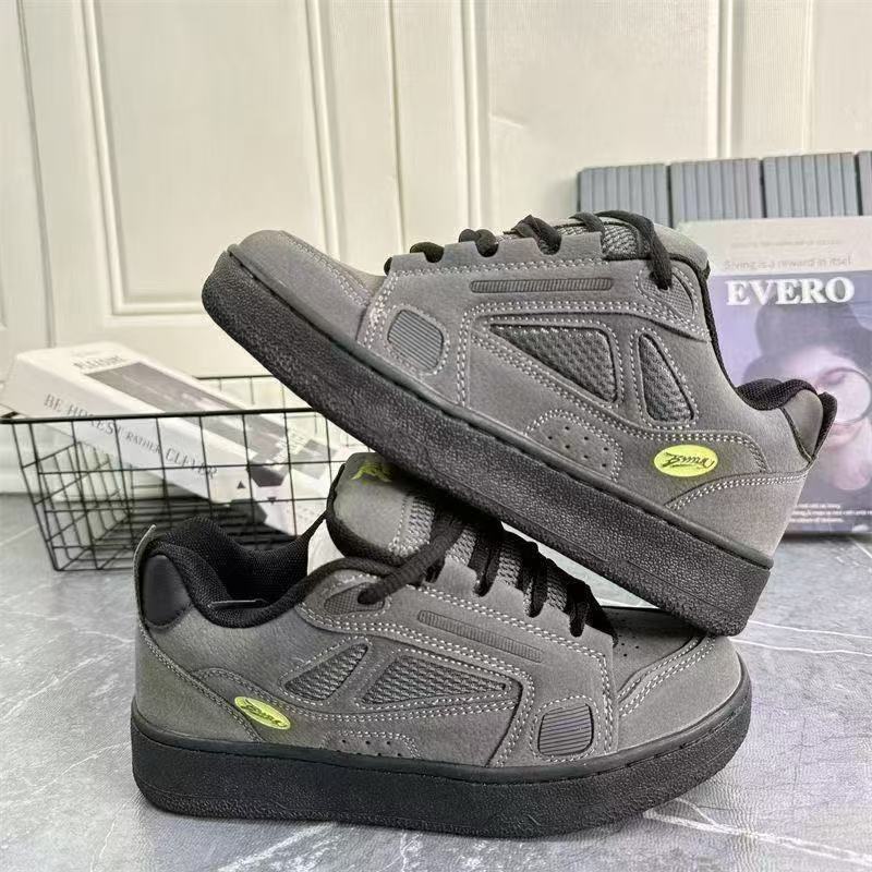 Unisex Height-Increasing Black Casual Loafer Sneakers