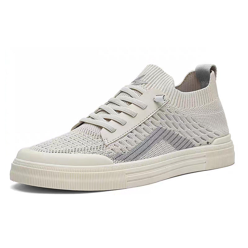 Men's Breathable Flyknit Mesh Casual Sneakers